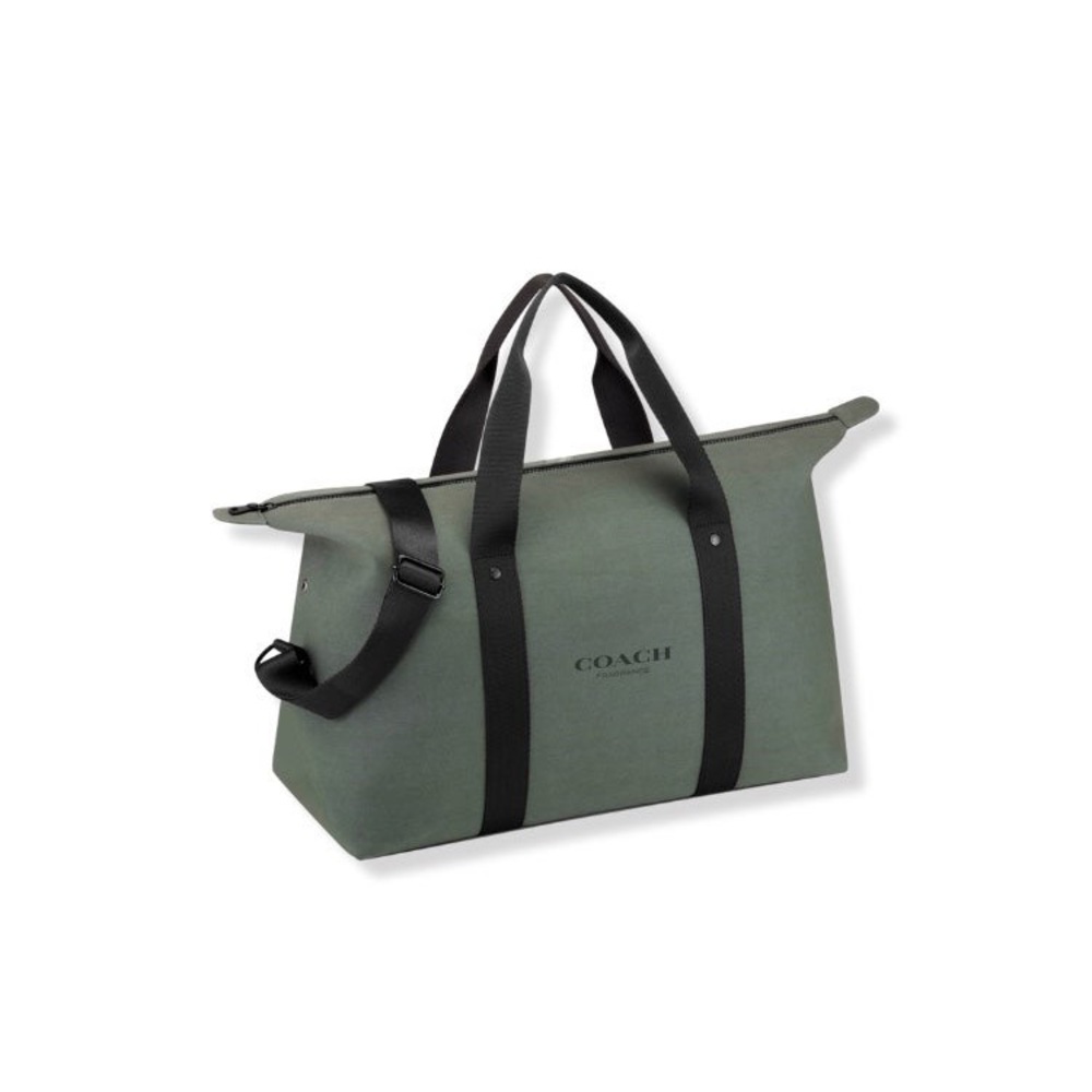 Olive-Green COACH Weekender/Travel-Tote Bag